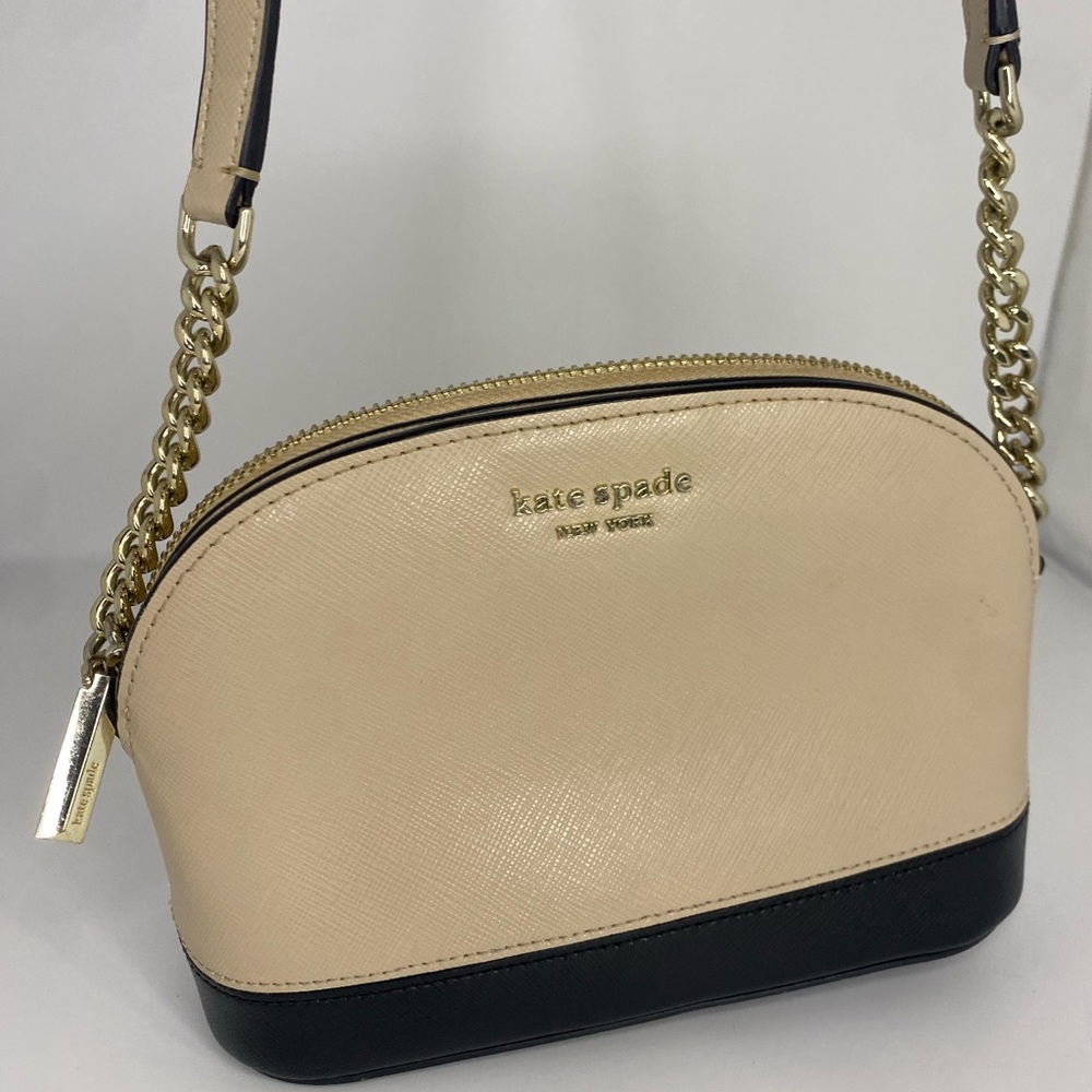 Kate Spade Beige and Black Crossbody Bag